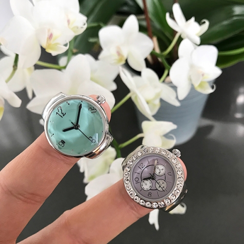 SAT-PRSTEN SA KRISTALIMA SILVER