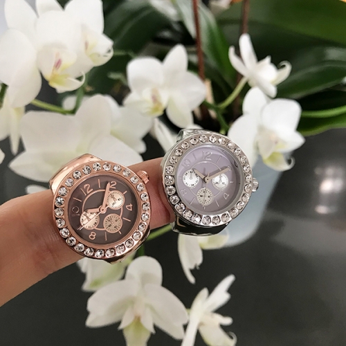 SAT-PRSTEN SA KRISTALIMA SILVER