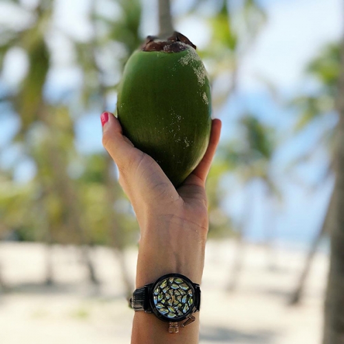 ŽENSKI KOŽNI SAT H055