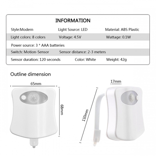 NOĆNO SVJETLO ZA WC LEDlight