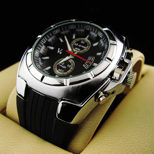 LUKSUZNI MUŠKI SAT H003 SILVER